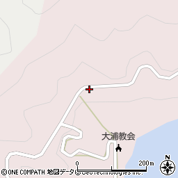 長崎県南松浦郡新上五島町小串郷101周辺の地図