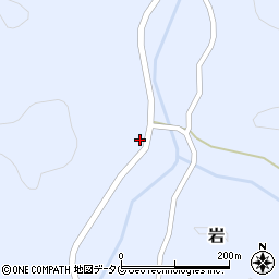 熊本県玉名郡和水町岩388周辺の地図