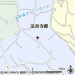 長崎県東彼杵郡東彼杵町法音寺郷1209周辺の地図