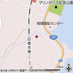 大分県佐伯市上浦大字浅海井浦1813-1周辺の地図