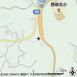 長崎県西海市西彼町小迎郷2497周辺の地図