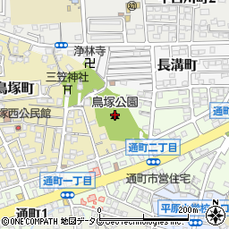 鳥塚公園周辺の地図