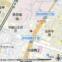 福岡県大牟田市日出町3丁目1周辺の地図