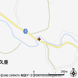 熊本県玉名郡南関町久重1588周辺の地図