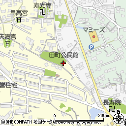 田町公民館周辺の地図