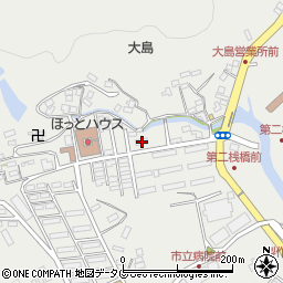 長崎県西海市大島町1672周辺の地図