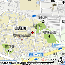 福岡県大牟田市鳥塚町120周辺の地図