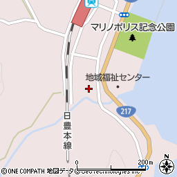 大分県佐伯市上浦大字浅海井浦530周辺の地図