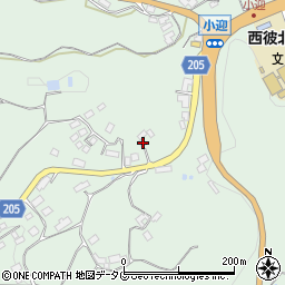 長崎県西海市西彼町小迎郷2240周辺の地図