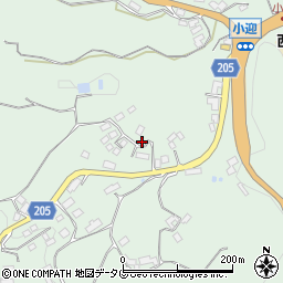 長崎県西海市西彼町小迎郷2206周辺の地図