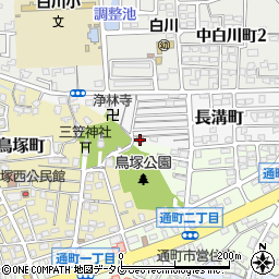 鳥塚東公民館周辺の地図