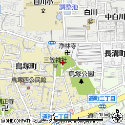 福岡県大牟田市鳥塚町87周辺の地図