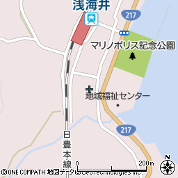 大分県佐伯市上浦大字浅海井浦514周辺の地図