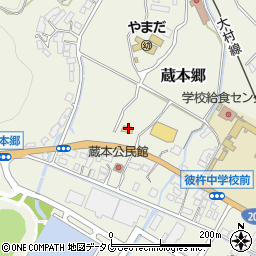 セブンイレブン東彼杵蔵本郷店周辺の地図