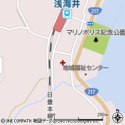 大分県佐伯市上浦大字浅海井浦513周辺の地図