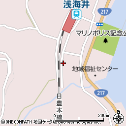 大分県佐伯市上浦大字浅海井浦506-1周辺の地図