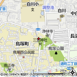 福岡県大牟田市鳥塚町89周辺の地図