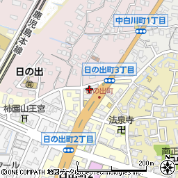 福岡県大牟田市日出町3丁目2周辺の地図