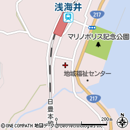 大分県佐伯市上浦大字浅海井浦492周辺の地図