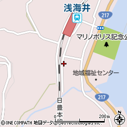 大分県佐伯市上浦大字浅海井浦505周辺の地図