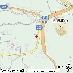 長崎県西海市西彼町小迎郷2505-1周辺の地図