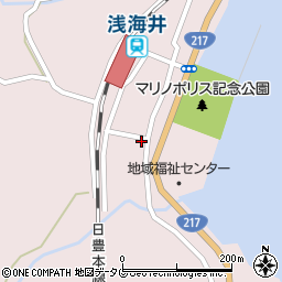 大分県佐伯市上浦大字浅海井浦489周辺の地図