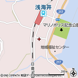 大分県佐伯市上浦大字浅海井浦495周辺の地図