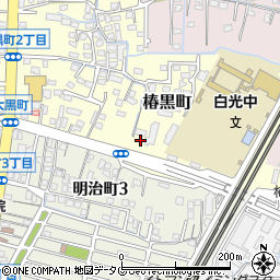 福岡県大牟田市椿黒町57周辺の地図