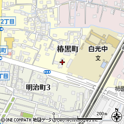 福岡県大牟田市椿黒町56周辺の地図