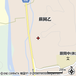高知県四万十市蕨岡乙周辺の地図