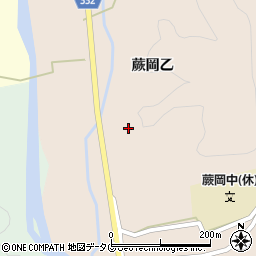 高知県四万十市蕨岡（乙）周辺の地図