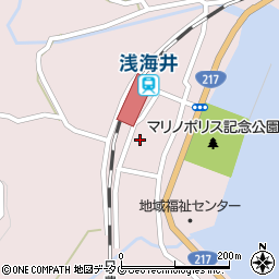 大分県佐伯市上浦大字浅海井浦468周辺の地図