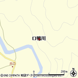 高知県四万十市口鴨川周辺の地図