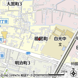福岡県大牟田市椿黒町62周辺の地図