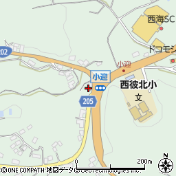 長崎県西海市西彼町小迎郷2514周辺の地図