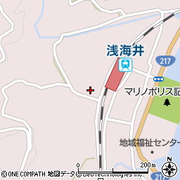 大分県佐伯市上浦大字浅海井浦654周辺の地図