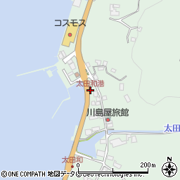太田和港周辺の地図