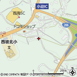 長崎県西海市西彼町小迎郷2721-1周辺の地図