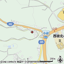 長崎県西海市西彼町小迎郷1572周辺の地図