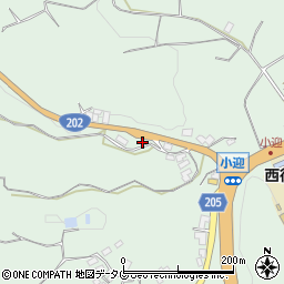 長崎県西海市西彼町小迎郷1574周辺の地図