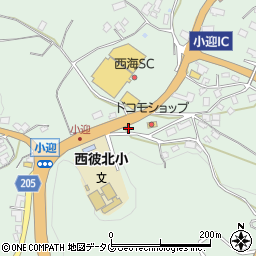 長崎県西海市西彼町小迎郷2551周辺の地図