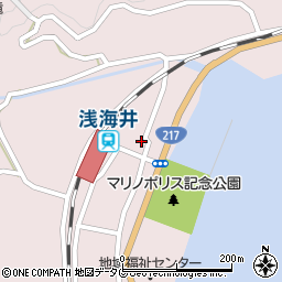 大分県佐伯市上浦大字浅海井浦392周辺の地図