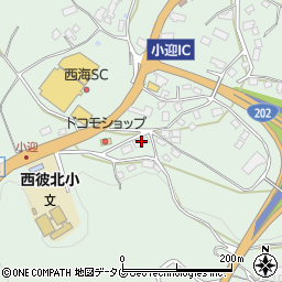 長崎県西海市西彼町小迎郷2555周辺の地図