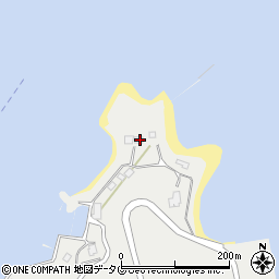 長崎県西海市大島町1208-1周辺の地図