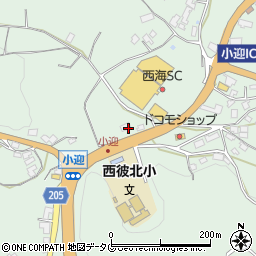 長崎県西海市西彼町小迎郷2542周辺の地図