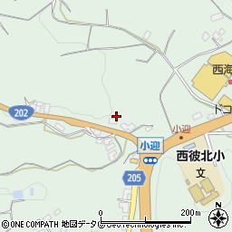 長崎県西海市西彼町小迎郷1559周辺の地図