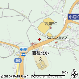 長崎県西海市西彼町小迎郷2550周辺の地図