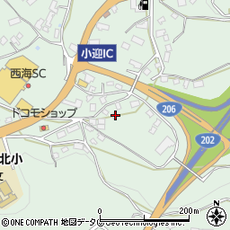 長崎県西海市西彼町小迎郷2743周辺の地図