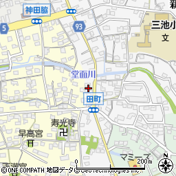 稗島硝子店周辺の地図