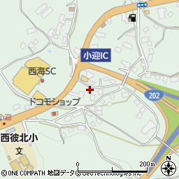 長崎県西海市西彼町小迎郷1032-1周辺の地図